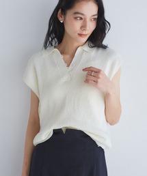 VIS | 【WEB限定】スキッパーサマーニット【洗える】(ニット/セーター)