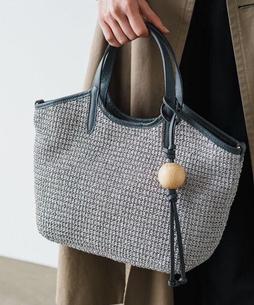 russet カゴ2wayトートバッグ セール】【russet×BEARDSLEYコラボ第2弾】カゴ2wayトートバッグ