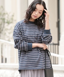 【汗じみ防止】シンプル長袖カットソー