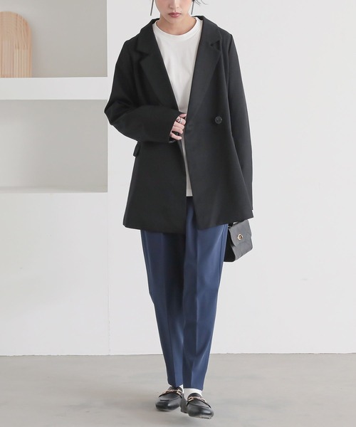 n'OrLABEL(ノアールレーベル)の「【機能素材】『シンプル長袖カットソー』(Tシャツ/カットソー・レディース・ネイビー/ラベンダー/ブラック/ブラック系その他/ブルー/オフホワイト・3L/S~M/L~LL)」の17枚目の写真