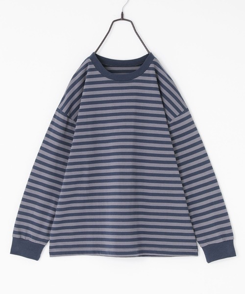 n'OrLABEL(ノアールレーベル)の「【機能素材】『シンプル長袖カットソー』(Tシャツ/カットソー・レディース・ネイビー/ラベンダー/ブラック/ブラック系その他/ブルー/オフホワイト・3L/S~M/L~LL)」の20枚目の写真