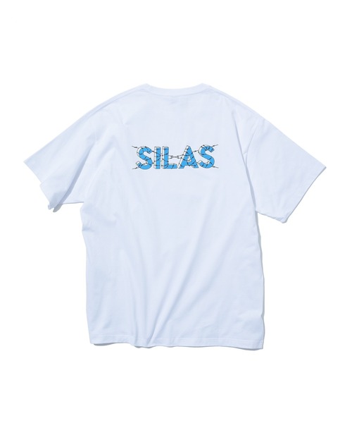 SILAS（サイラス）の「BARBED WIRE S/S TEE（Tシャツ/カットソー・メンズ・ホワイト/チャコール/ネイビー・M/L/XL）」の2枚目の写真