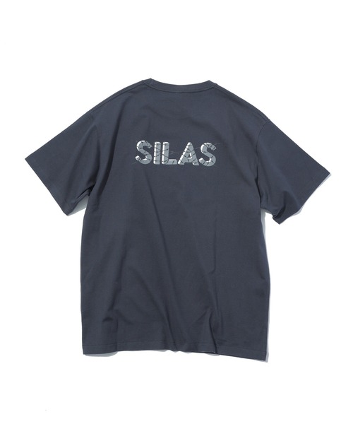 SILAS（サイラス）の「BARBED WIRE S/S TEE（Tシャツ/カットソー・メンズ・ホワイト/チャコール/ネイビー・M/L/XL）」の3枚目の写真