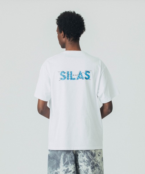 SILAS（サイラス）の「BARBED WIRE S/S TEE（Tシャツ/カットソー・メンズ・ホワイト/チャコール/ネイビー・M/L/XL）」の11枚目の写真