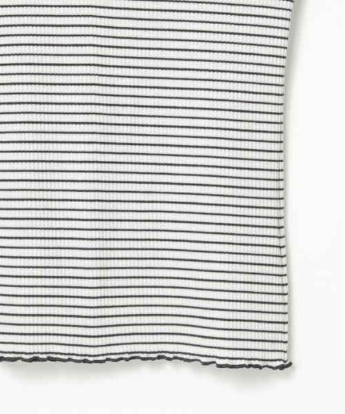 LBC（エルビーシー）の「三角テレコ配色メローロンT（Tシャツ/カットソー・レディース・その他/ホワイト/グリーン/チャコール・M/L）」の12枚目の写真