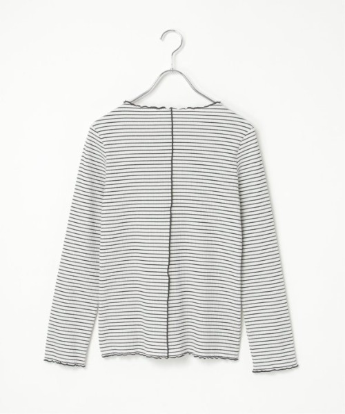 LBC（エルビーシー）の「三角テレコ配色メローロンT（Tシャツ/カットソー・レディース・その他/ホワイト/グリーン/チャコール・M/L）」の19枚目の写真