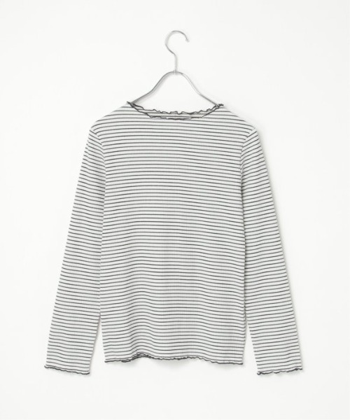 LBC（エルビーシー）の「三角テレコ配色メローロンT（Tシャツ/カットソー・レディース・その他/ホワイト/グリーン/チャコール・M/L）」の20枚目の写真