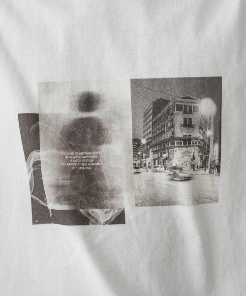 epnok（エプノック）の「フェードフォトロンTee（Tシャツ/カットソー・メンズ・ブラック/オフホワイト・SMALL/LARGE/MEDIUM）」の8枚目の写真