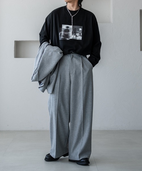 epnok（エプノック）の「フェードフォトロンTee（Tシャツ/カットソー・メンズ・ブラック/オフホワイト・SMALL/LARGE/MEDIUM）」の10枚目の写真
