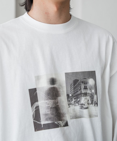 epnok（エプノック）の「フェードフォトロンTee（Tシャツ/カットソー・メンズ・ブラック/オフホワイト・SMALL/LARGE/MEDIUM）」の15枚目の写真
