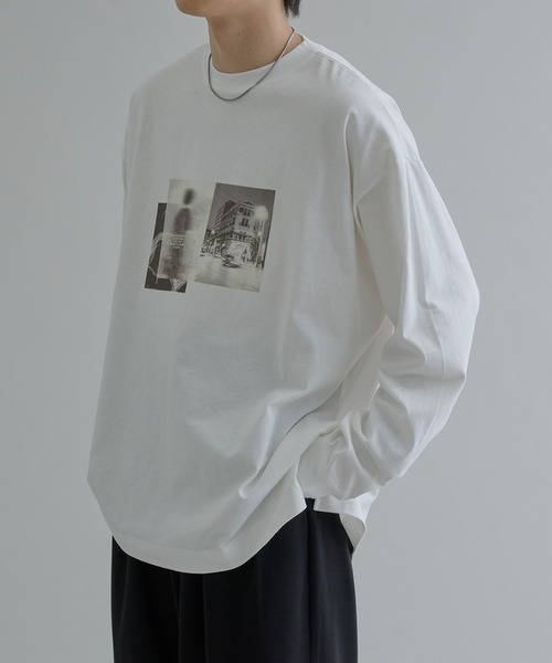 epnok（エプノック）の「フェードフォトロンTee（Tシャツ/カットソー・メンズ・ブラック/オフホワイト・SMALL/LARGE/MEDIUM）」の18枚目の写真