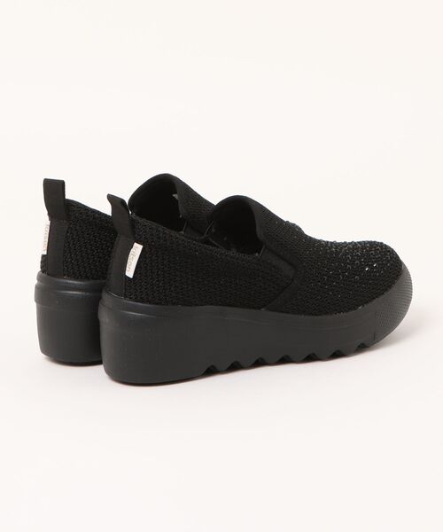 kitson（キットソン）の「【kitson】軽量ウエッジソールスリッポン（スリッポン・レディース・ベージュ/ブラック×ブラック/ライラック・M/L/LL/S）」の4枚目の写真