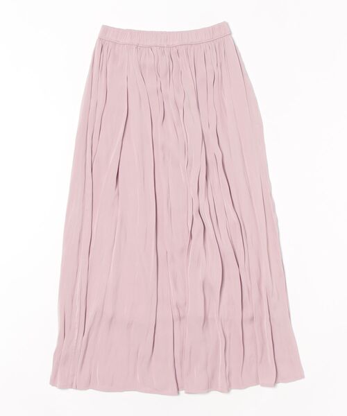 Jines(ジネス)の「割繊ギャザースカート(スカート・レディース・ネイビー/グレー/ピンク・38)」の7枚目の写真