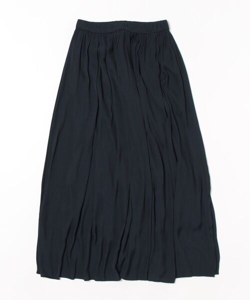 Jines(ジネス)の「割繊ギャザースカート(スカート・レディース・ネイビー/グレー/ピンク・38)」の5枚目の写真