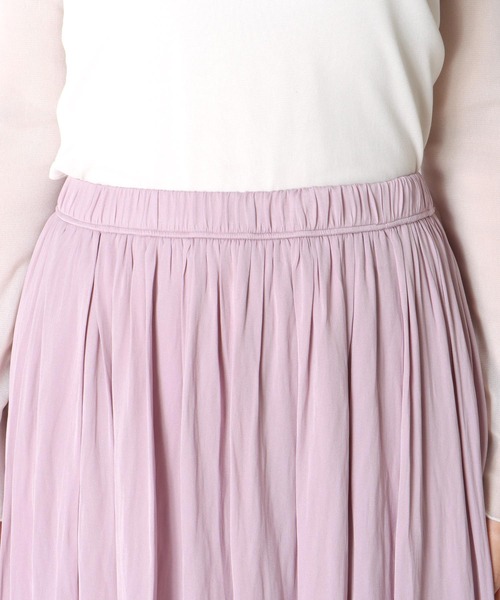 Jines(ジネス)の「割繊ギャザースカート(スカート・レディース・ネイビー/グレー/ピンク・38)」の15枚目の写真