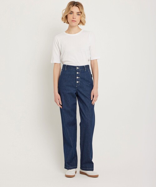 agnes b.（アニエスベー）の「デニム パンツ "Treillis"（デニムパンツ・レディース・ブルー系その他・36/38）」の2枚目の写真