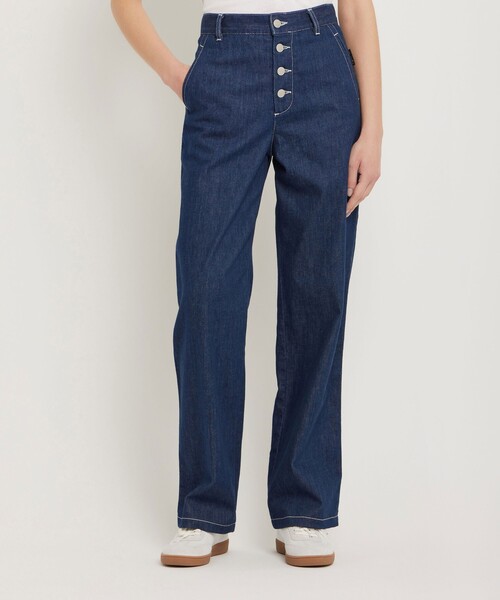 agnes b.（アニエスベー）の「デニム パンツ "Treillis"（デニムパンツ・レディース・ブルー系その他・36/38）」の3枚目の写真
