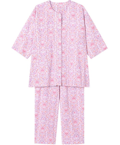 【新品】マタノアツコ パジャマ 5分袖8分丈ズボン　3Lサイズ　ピンク Amazon | [ワコール] マタノアツコ パジャマ ATSUKO MATANO