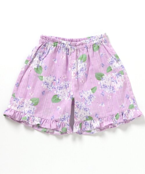 apres les cours(アプレレクール)の「【リンク】アプレのはんなりGIRLS甚平(浴衣・キッズ・ラベンダー/アイボリー/サックスブルー/ネイビー/ピンク・130/120/100/90/80/110)」の13枚目の写真