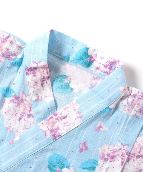 apres les cours(アプレレクール)の「【リンク】アプレのはんなりGIRLS甚平(浴衣・キッズ・ラベンダー/アイボリー/サックスブルー/ネイビー/ピンク・130/120/100/90/80/110)」の17枚目の写真