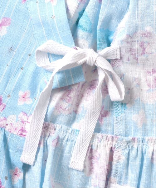 apres les cours(アプレレクール)の「【リンク】アプレのはんなりGIRLS甚平(浴衣・キッズ・ラベンダー/アイボリー/サックスブルー/ネイビー/ピンク・130/120/100/90/80/110)」の20枚目の写真