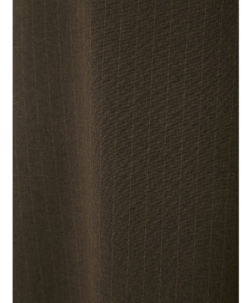 Mila Owen(ミラオーウェン)の「ベア付ストレートナローマキシキャミワンピース(ワンピース・レディース・ライム/ストライプ/ブラック・0/1)」の12枚目の写真