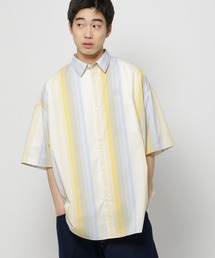 イージーケア柄ショートスリーブシャツ