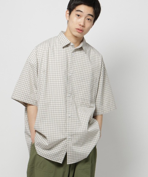niko and… タグ付き　イージーケア柄ショートスリーブ S H Mサイズ niko and… タグ付き イージーケア柄ショートスリーブ S H M