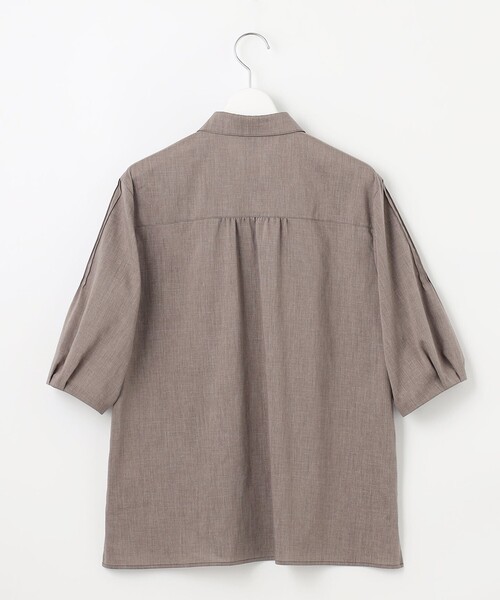 J.PRESS Ladies(J.プレス レディス)の「【洗える】ラミーポプリン シャツ ブラウス(シャツ/ブラウス・レディース・サックスブルー系/ブラウン系/イエロー系/ホワイト系・XS)」の18枚目の写真