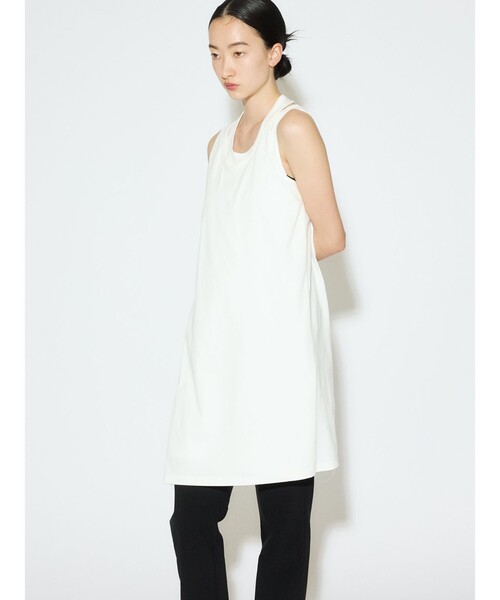 MIDIUMISOLID（ミディウミソリッド）の「MIDIUMISOLID for Ladies レイヤードワンピース（ワンピース・レディース・ブラック/オフホワイト/ライトグレー・FREE）」の21枚目の写真