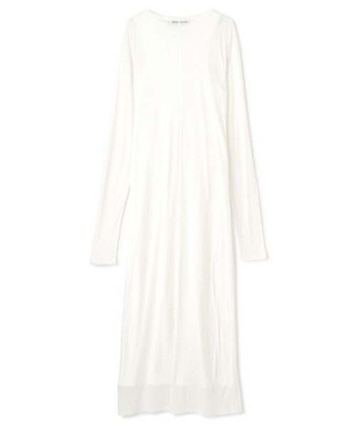 ETRE TOKYO（エトレトウキョウ）の「レイヤードストレートシルエットワンピース（ワンピース・レディース・グレー/ホワイト・FREE）」の12枚目の写真