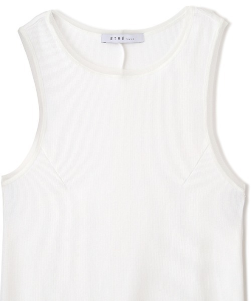 ETRE TOKYO（エトレトウキョウ）の「レイヤードストレートシルエットワンピース（ワンピース・レディース・グレー/ホワイト・FREE）」の19枚目の写真