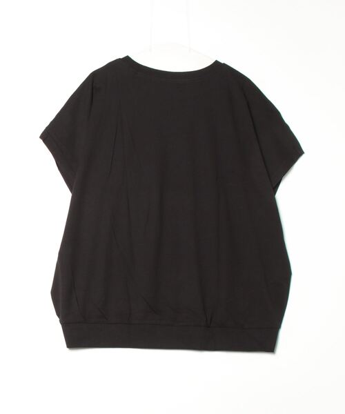 atONE(アットワン)の「立体ドルマンスリーブTシャツ(Tシャツ/カットソー・レディース・ホワイト/ブラック/カーキ・LL~3L/4L~5L/M-L)」の22枚目の写真