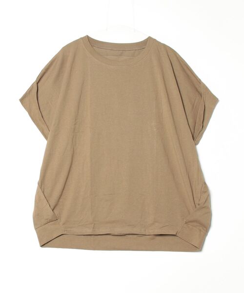 atONE(アットワン)の「立体ドルマンスリーブTシャツ(Tシャツ/カットソー・レディース・ホワイト/ブラック/カーキ・LL~3L/4L~5L/M-L)」の21枚目の写真