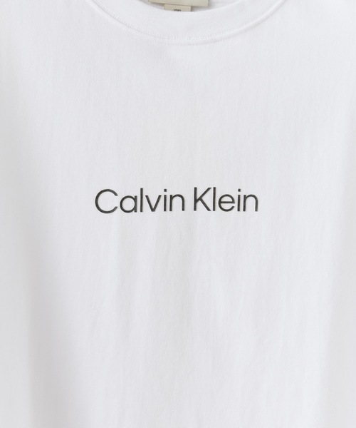 Calvin Klein（カルバン・クライン）の「Calvin Klein/カルバンクライン SS RLXD STANDARD LOGO CREWNK TEE 半袖Tシャツ プリント 2026年 夏 夏服（Tシャツ/カットソー・メンズ・ブラック/ホワイト/ブルー・XL/L/M/S）」の5枚目の写真