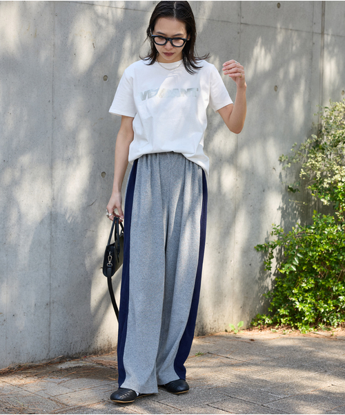 JOURNAL STANDARD（ジャーナルスタンダード）の「《WEB限定追加》VERDANT Tシャツ（Tシャツ/カットソー・レディース・ホワイト/ベージュ/ブラック系その他/シルバー・FREE）」の8枚目の写真