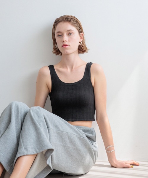 bijorie(ビジュリィ)の「【bijorie】カップ付きブラトップ/NEW BASIC light(インナーウェア/肌着・レディース・ライトグレー/ブラック/アイボリー・LARGE/LG/MEDIUM)」の15枚目の写真