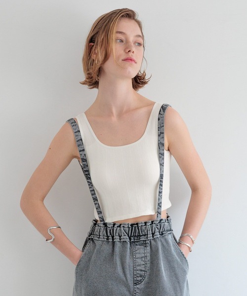 bijorie(ビジュリィ)の「【bijorie】カップ付きブラトップ/NEW BASIC light(インナーウェア/肌着・レディース・ライトグレー/ブラック/アイボリー・LARGE/LG/MEDIUM)」の19枚目の写真