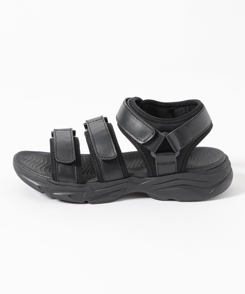 RAGEBLUE（レイジブルー）の「テープベルトストラップ/スポーツサンダル（サンダル・メンズ・ブラック系その他/ブラック系その他2・SMALL/MEDIUM/LARGE）」の12枚目の写真