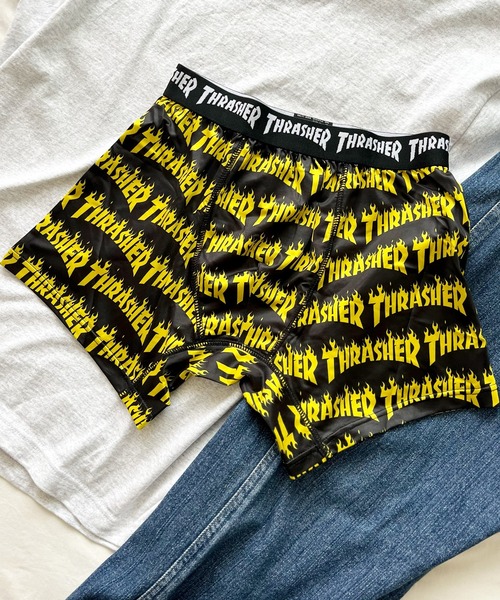 公式通販サイト - ファッション 通販 セール】【THRASHER】スラッシャー 定番 総柄 ボクサーパンツ TH パンツ