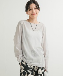 URBAN RESEARCH DOORS | コットンシアーTブラウス(シャツ/ブラウス)