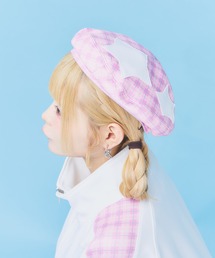 Hauls（ハウルズ）の「ちぇっくお星さまベレー帽（ハンチング/ベレー帽）」