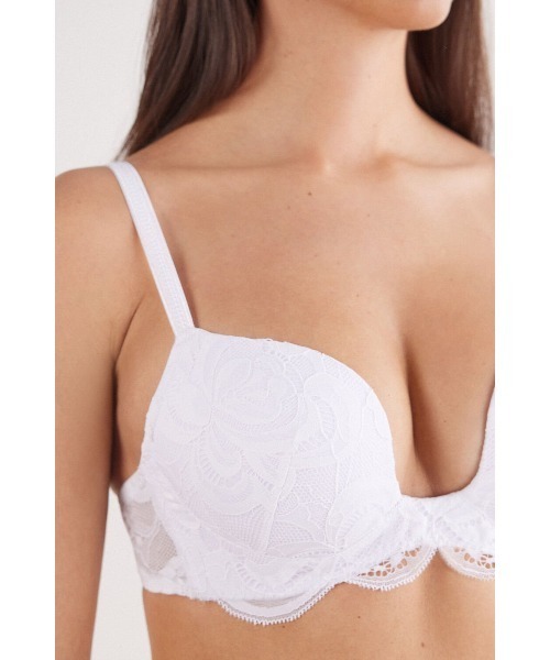 Intimissimi（インティミッシミ）の「Scent of Summer Monica プッシュアップブラ（ブラジャー・レディース・ホワイト・80B/75C/75B/70B/80C/85B）」の3枚目の写真