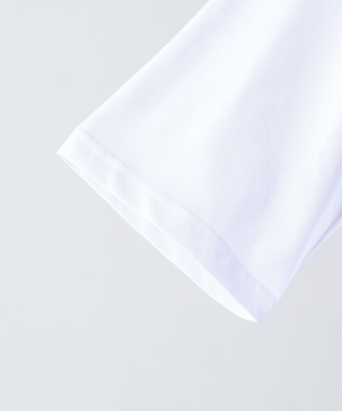 17HR（セブンティーンアワーズ）の「【ユニセックス】オーバーサイズロゴプリントT（Tシャツ/カットソー・レディース・ホワイト/ブルー・FREE）」の12枚目の写真