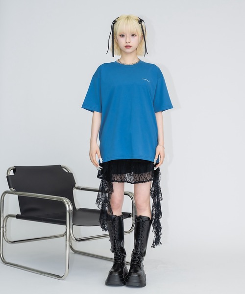 NODRESS X RoomSERVICE888 Tシャツ　カットソー ユニセックス】オーバーサイズロゴプリントT（Tシャツ