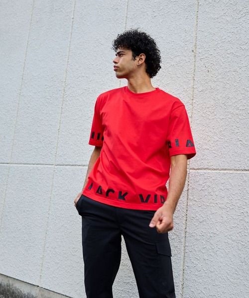 VIRTUOUS(バーチャス)の「【VIRTUOUS/バーチャス】冷感天竺ロゴプリント半袖Tシャツ(Tシャツ/カットソー・メンズ・レッド/ホワイト/カーキ/ブラック/グレー/ブルー・X-LARGE/LARGE/MEDIUM)」の12枚目の写真