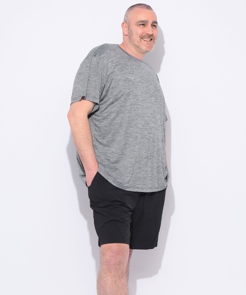 MIZUNO(ミズノ )の「MIZUNO (ミズノ) NAVIDRY 杢 クルーネック 半袖 Tシャツ(Tシャツ/カットソー・メンズ・ブルー/ダークグレー・3L/4L/5L)」の5枚目の写真