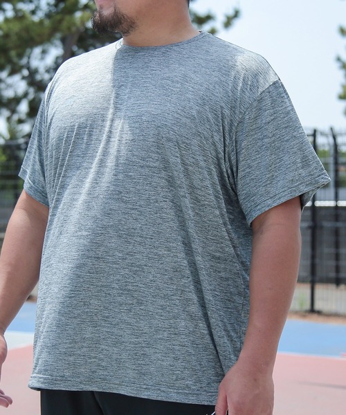 MIZUNO(ミズノ )の「MIZUNO (ミズノ) NAVIDRY 杢 クルーネック 半袖 Tシャツ(Tシャツ/カットソー・メンズ・ブルー/ダークグレー・3L/4L/5L)」の22枚目の写真