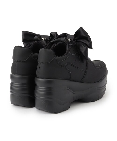 cs T&P(シーエスティーアンドピー)の「厚底リボン取り外し可スニーカー(スニーカー・レディース・ホワイト/ブラック・S/M/L/LL)」の18枚目の写真