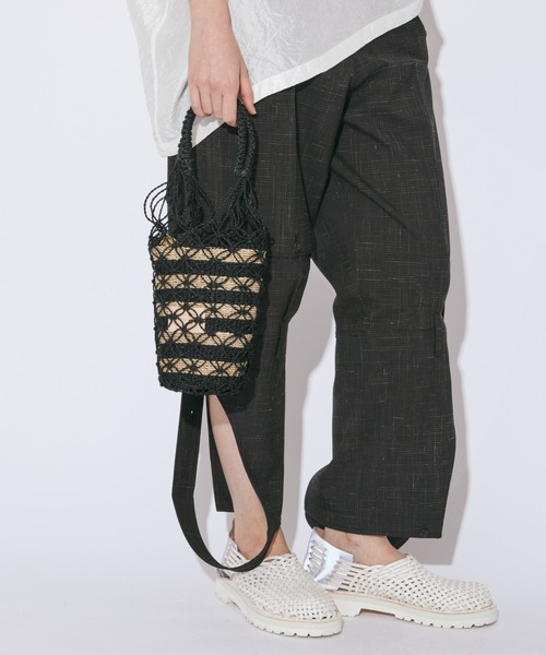 abaca biku roll bag（かごバッグ）｜beautiful people